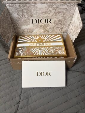 Dior gold make up bag brand new